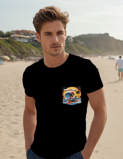Next Level Premium Crew Pocket T-shirt