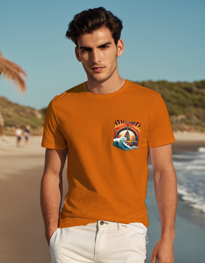 Next Level Premium Crew Pocket T-shirts