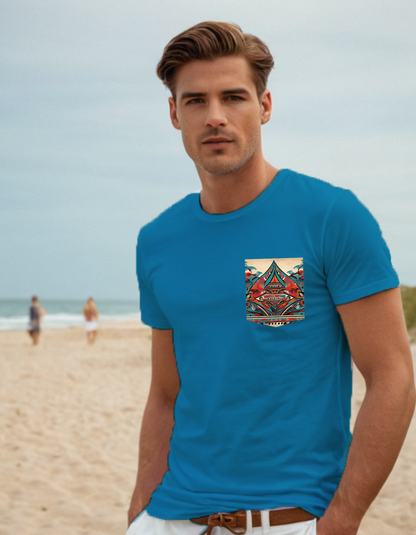 Next Level Premium Crew Pocket T-shirt