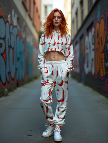 Sunny Days Ahead Women's All-Over Print Track Pants
