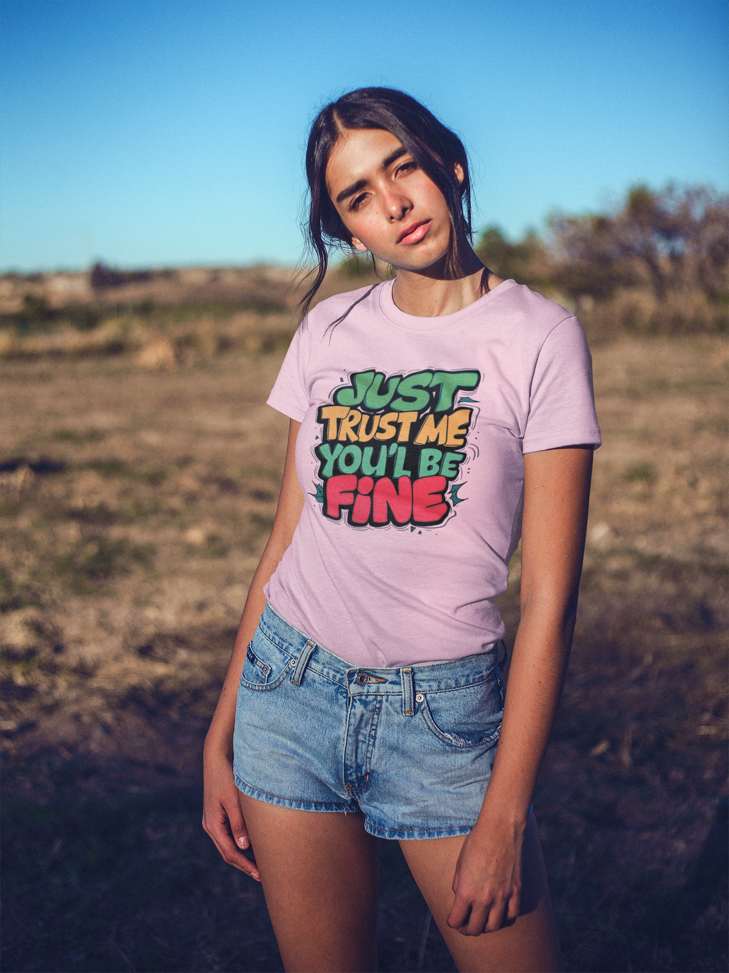 Just Trust Me, You’ll Be Fine: Women’s T-Shirt – Comfort Meets Confidence