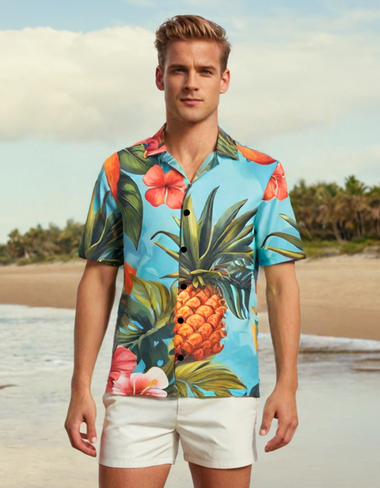 Cool Tropical Printed Shirt