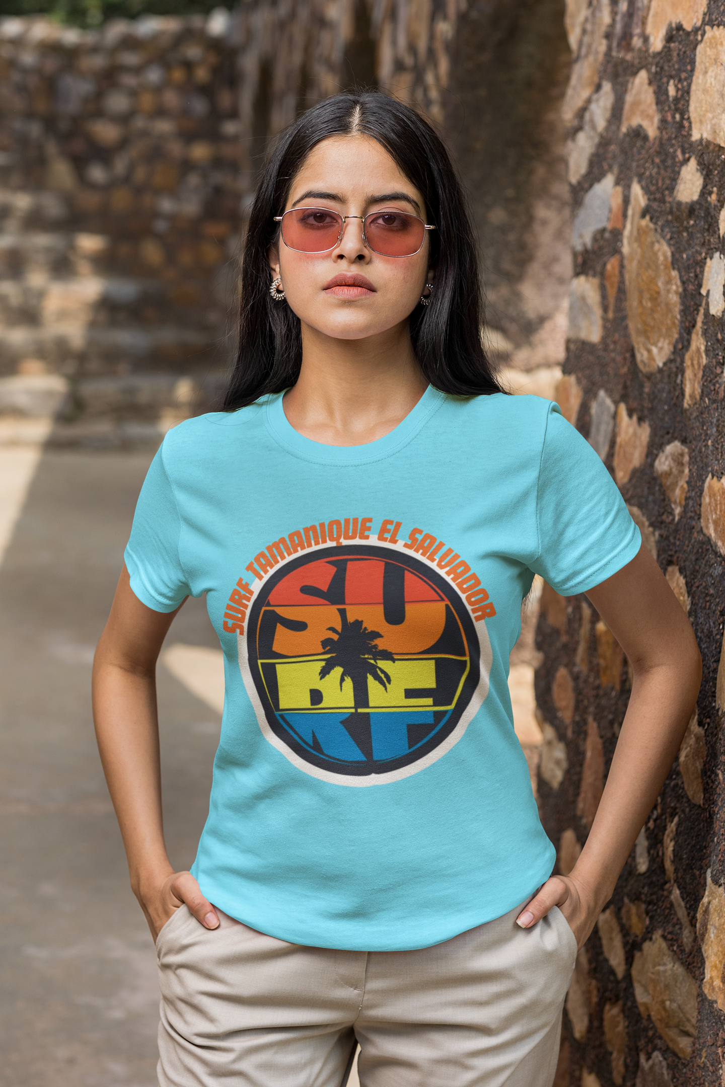 Surf Tamanique El Salvador: Adventure-Ready T-Shirt for Wave Chasers