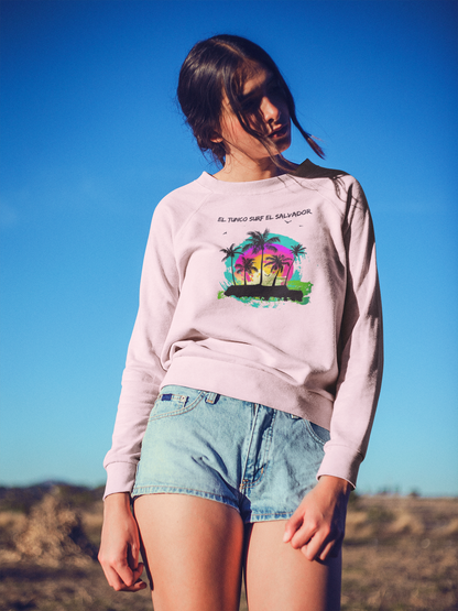 El Tunco Surf El Salvador: Women’s Sweatshirt – Surf, Style, and Adventure