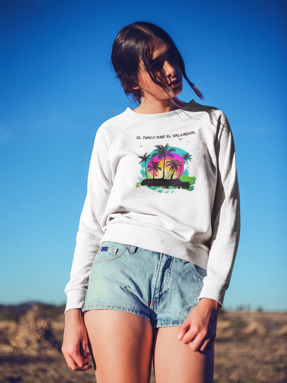El Tunco Surf El Salvador: Women’s Sweatshirt – Surf, Style, and Adventure