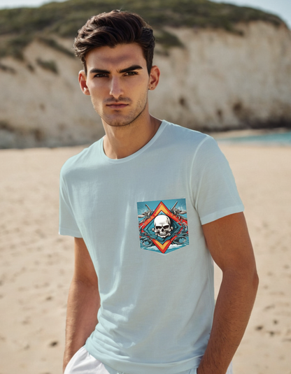 Next Level Premium Crew Pocket T-Shirt