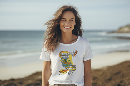 Pineapple Power Women’s T-Shirt – Tropical Vibes and Endless Sunshine
