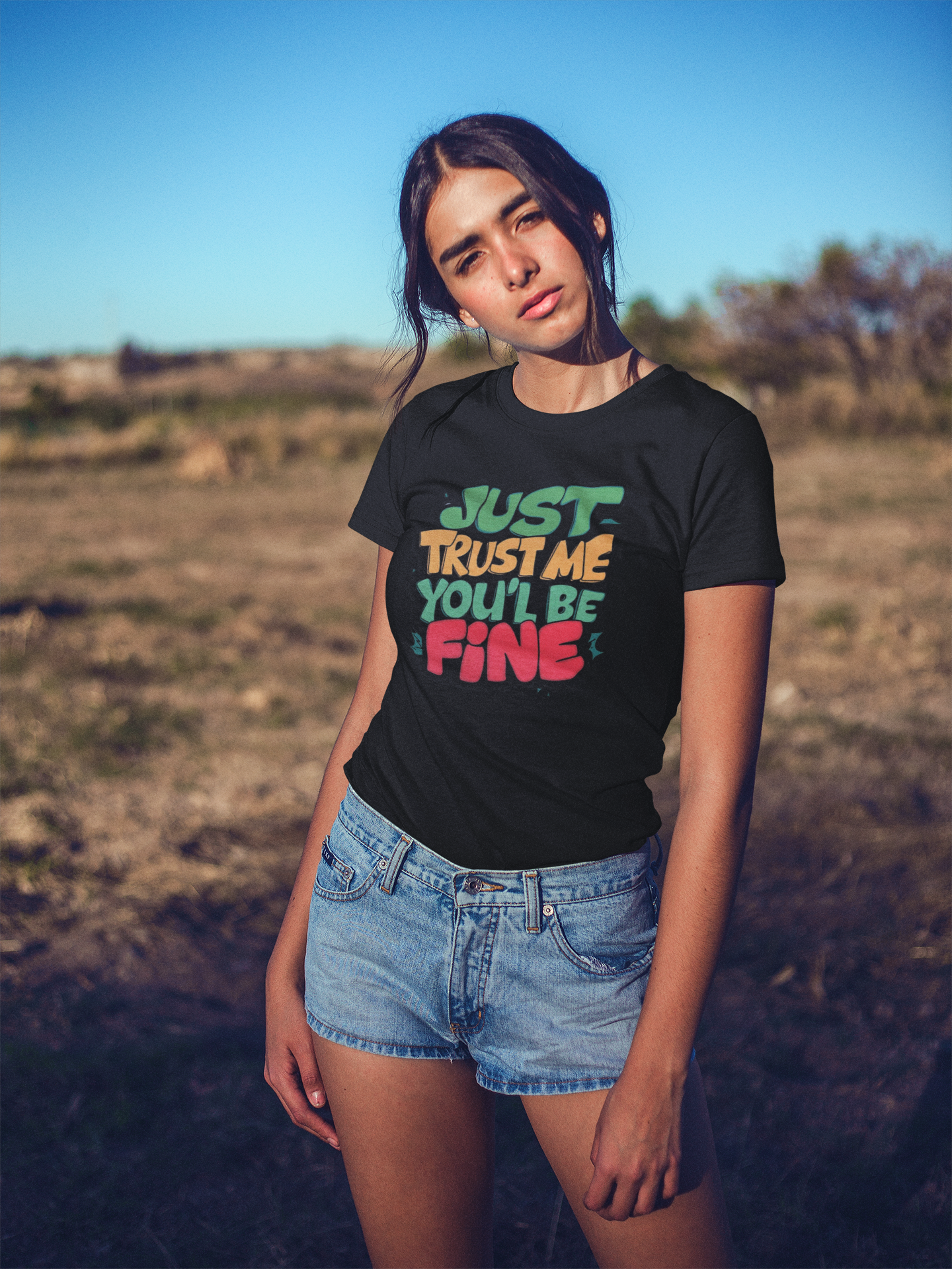 Just Trust Me, You’ll Be Fine: Women’s T-Shirt – Comfort Meets Confidence
