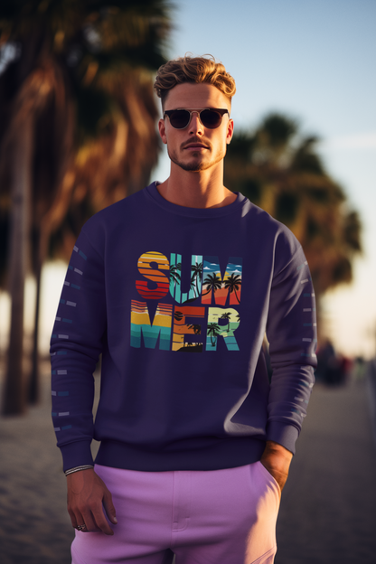 Summer Vibes: Men’s Sweatshirt – Stay Cool, Look Hot