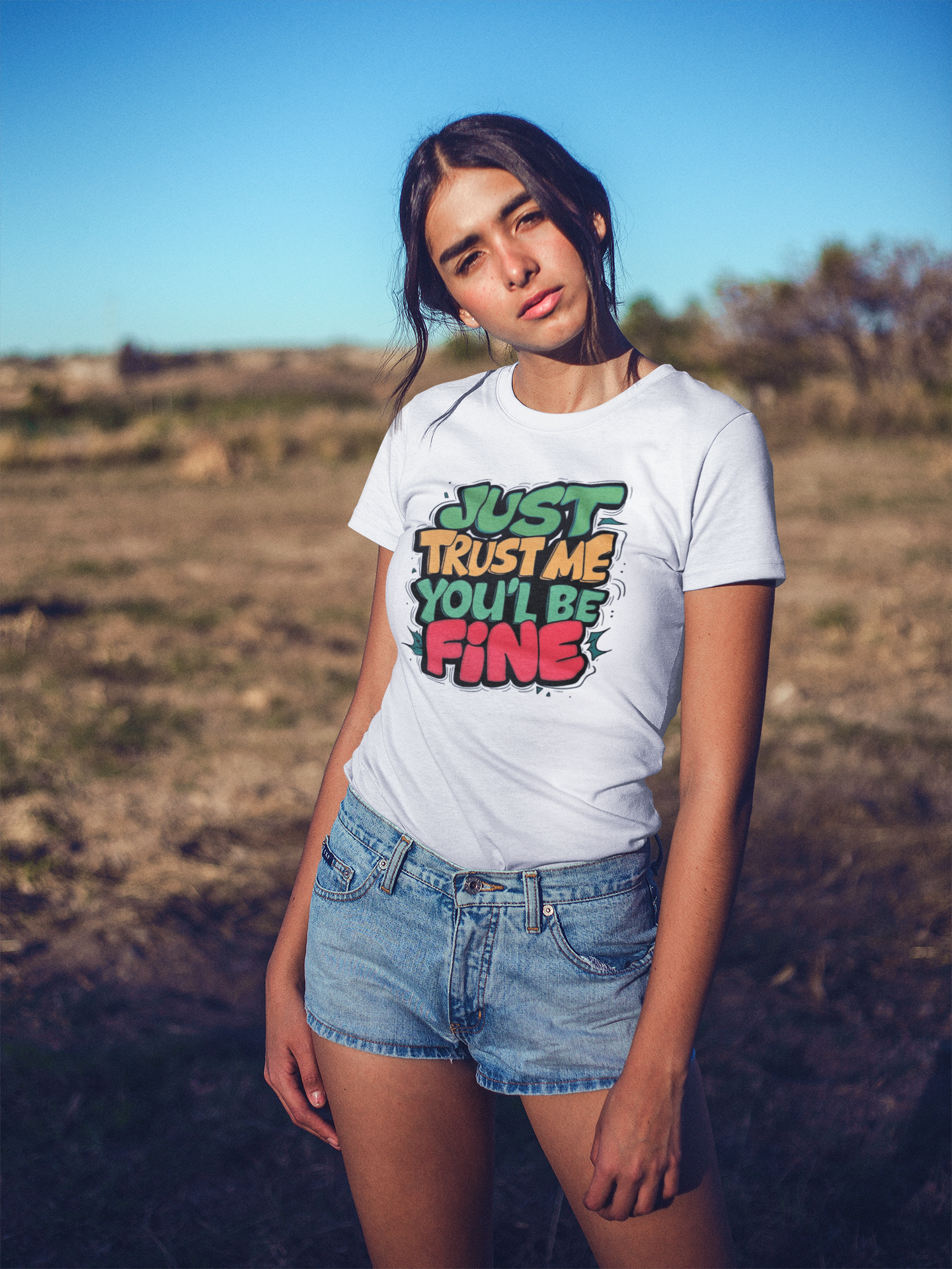Just Trust Me, You’ll Be Fine: Women’s T-Shirt – Comfort Meets Confidence