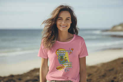 Pineapple Power Women’s T-Shirt – Tropical Vibes and Endless Sunshine