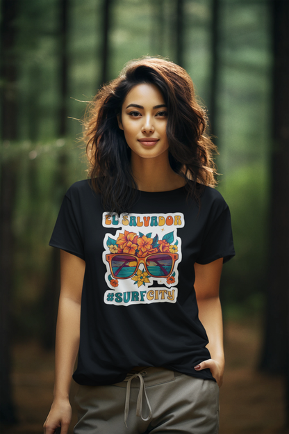 El Salvador Surf City: Women’s T-Shirt – Waves, Freedom, and Style