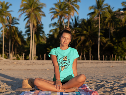 Surf or Die: Women’s T-shirt – Fearless Waves, Unstoppable Spirit
