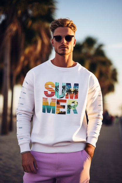Summer Vibes: Men’s Sweatshirt – Stay Cool, Look Hot