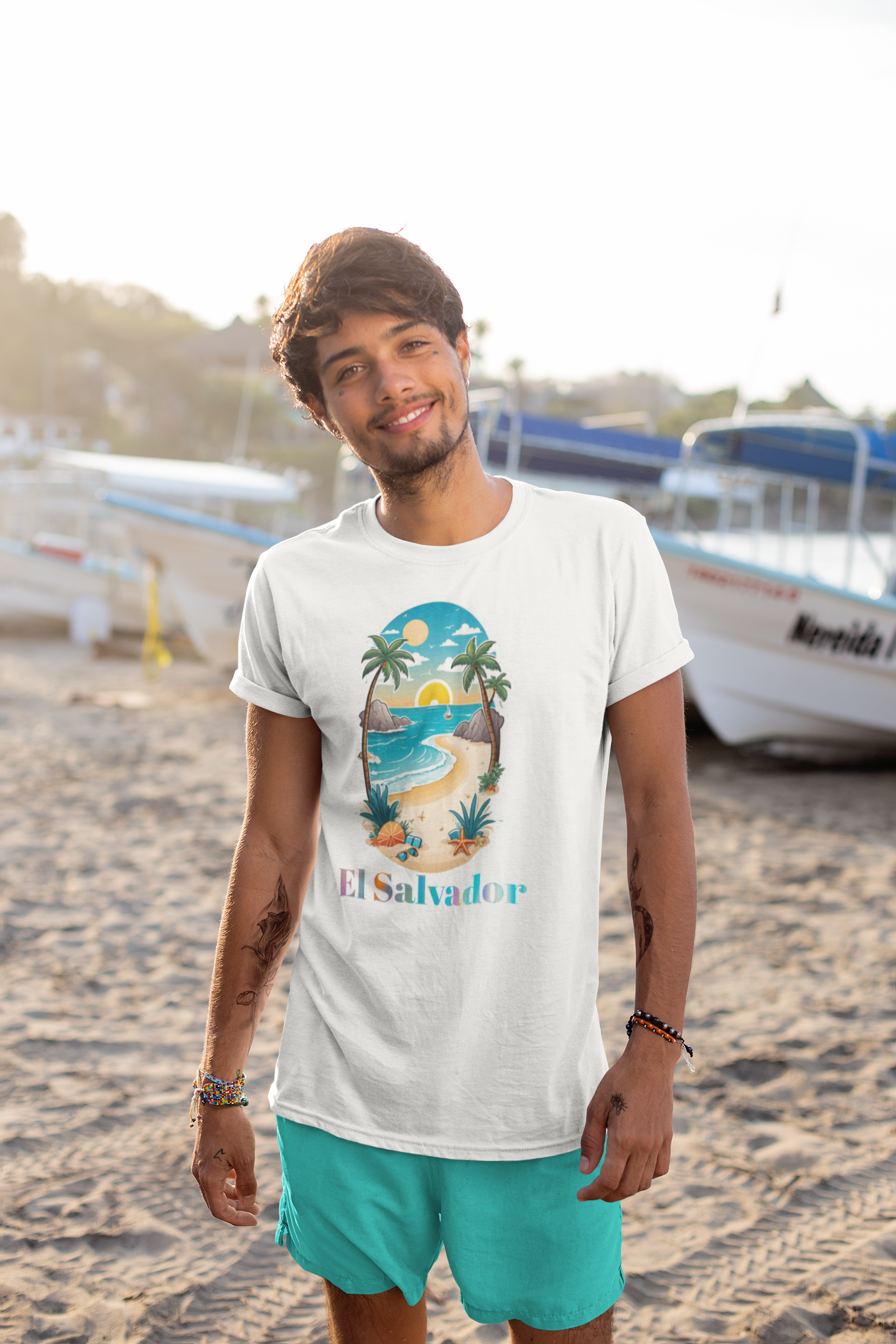 El Salvador Pride: Men’s T-Shirt – Celebrate Culture and Adventure