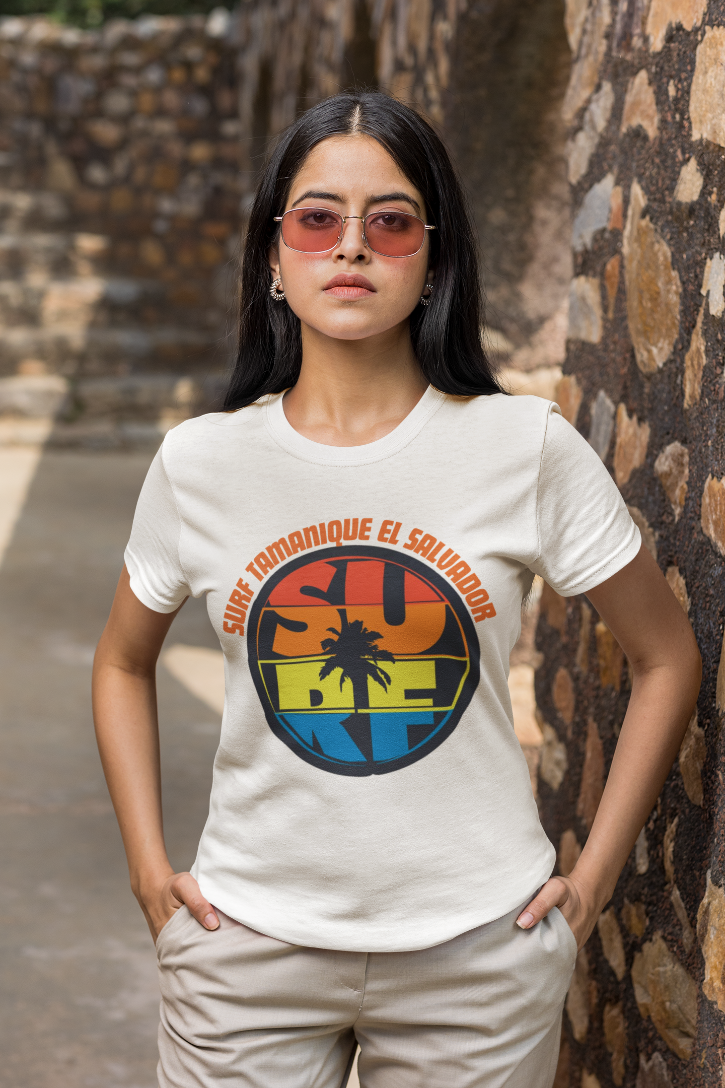 Surf Tamanique El Salvador: Adventure-Ready T-Shirt for Wave Chasers