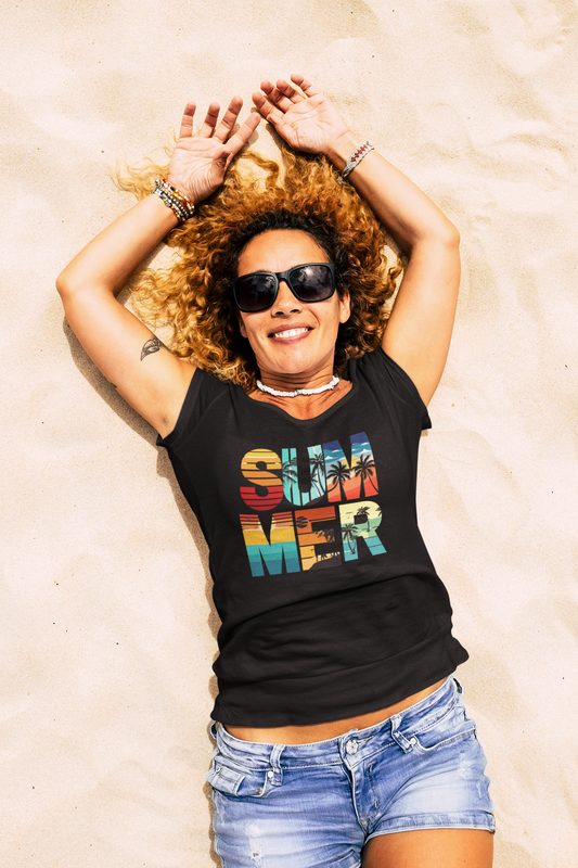 Summer Vibes Surf: Relaxed T-shirt – Soak in the Sun and Live the Warmth