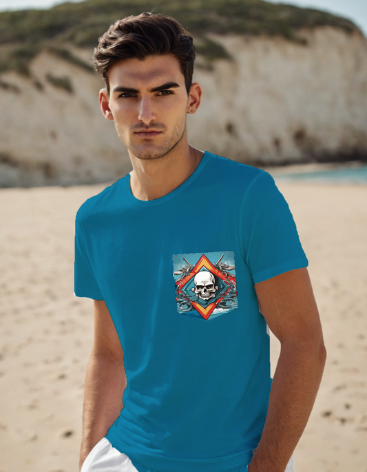 Next Level Premium Crew Pocket T-Shirt