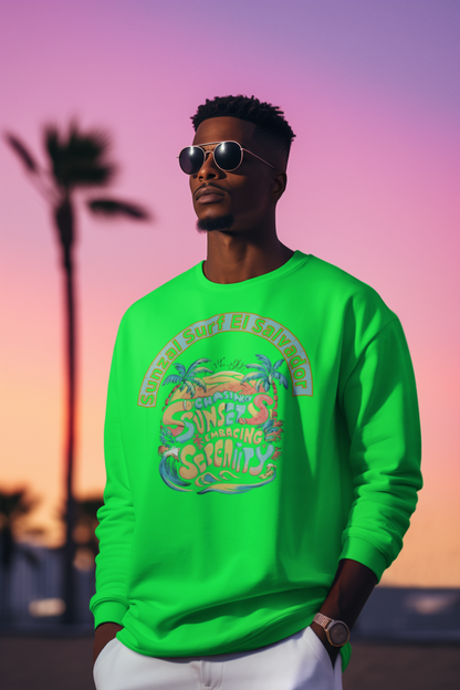 Sunzal Surf El Salvador: Comfortable Sweatshirt – Ride the Waves of El Salvador