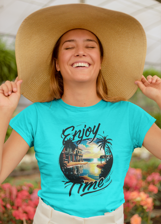 Enjoy the Moment Men’s T-Shirt – Embrace Every Day with Joy
